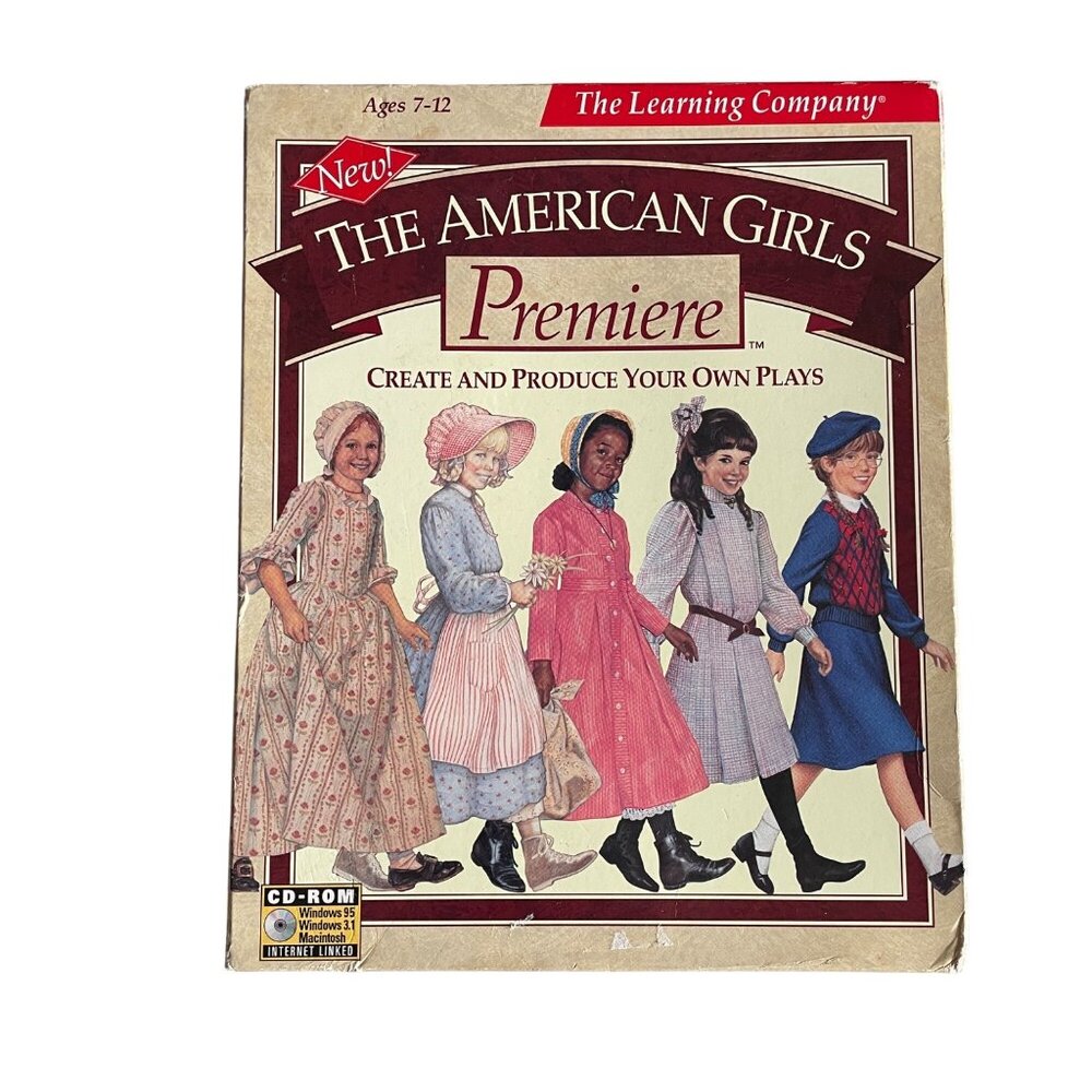 The American Girls Premiere CD-ROM Create & Produce Your Own Plays Ages 7-12